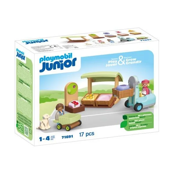Playmobil Junior: Mercado Biológico Empilhador - 71691