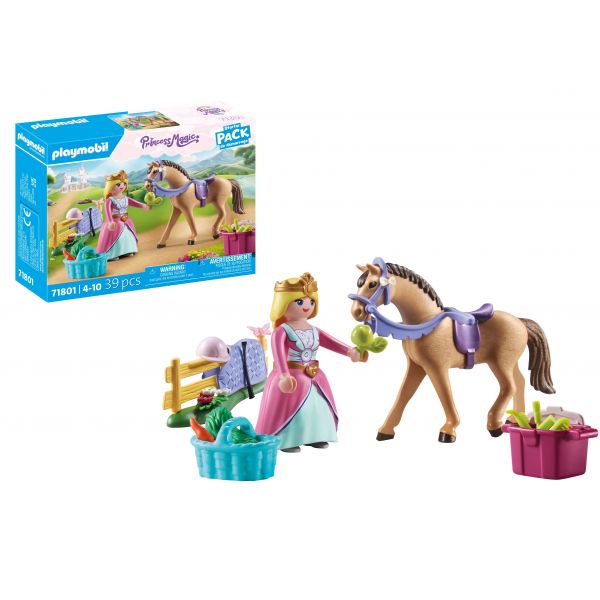 Playmobil Princesa Starter Pack com Cavalo - 71801