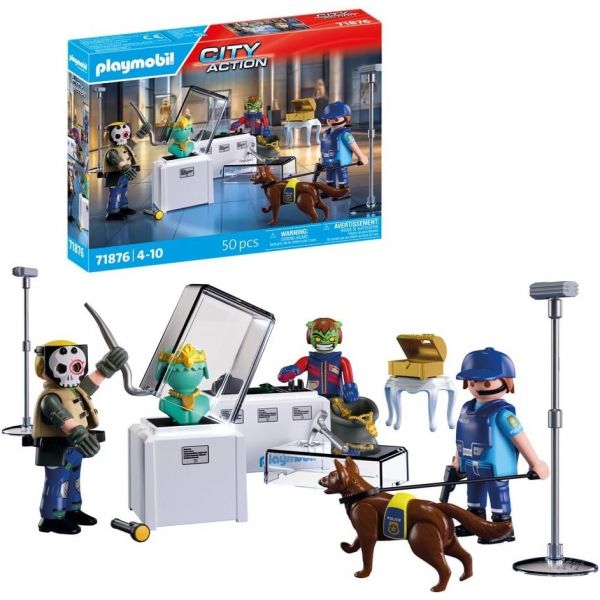 Playmobil Prisão de Ladrões No Museu, Policiais, Acção Na Cidade, - 71876