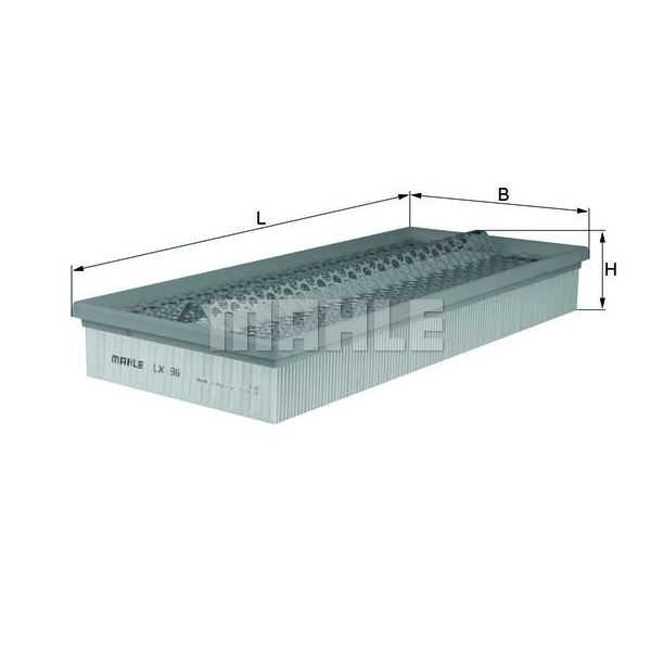 Mahle Filters Filtro de Ar - LX96