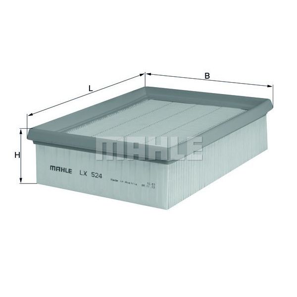 Mahle Filters Filtro de Ar - LX524