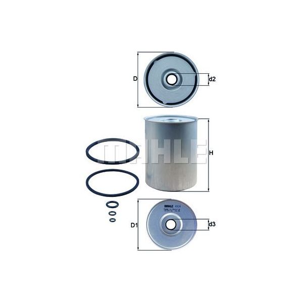 Mahle Filters Filtro de Combustível - KX24D