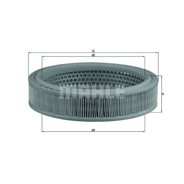 Mahle Filters Filtro de Ar - LX160