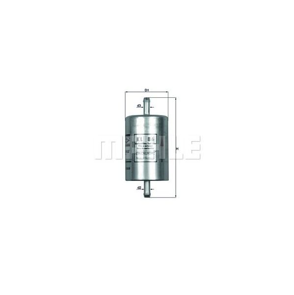 Mahle Filters Filtro de Combustível - KL86