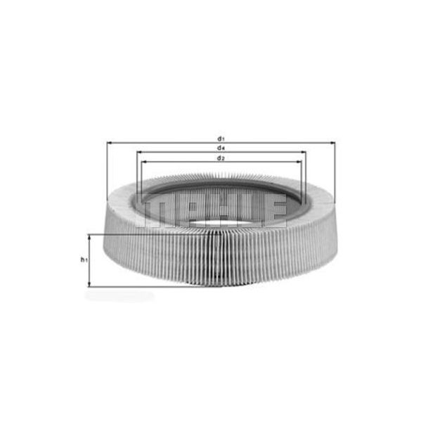 Mahle Filters Filtro de Ar - LX58