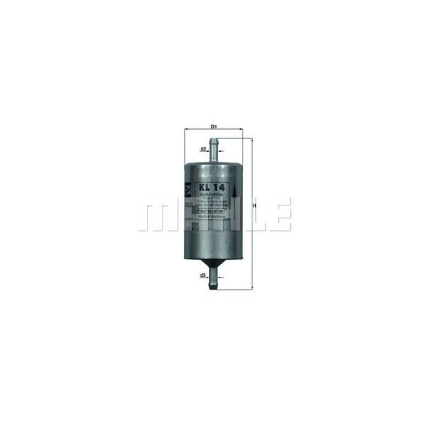 Mahle Filters Filtro de Combustível - KL14