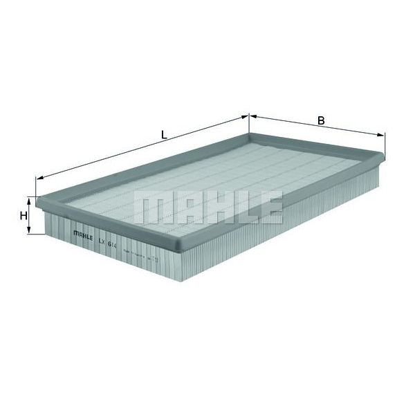 Mahle Filters Filtro de Ar - LX614