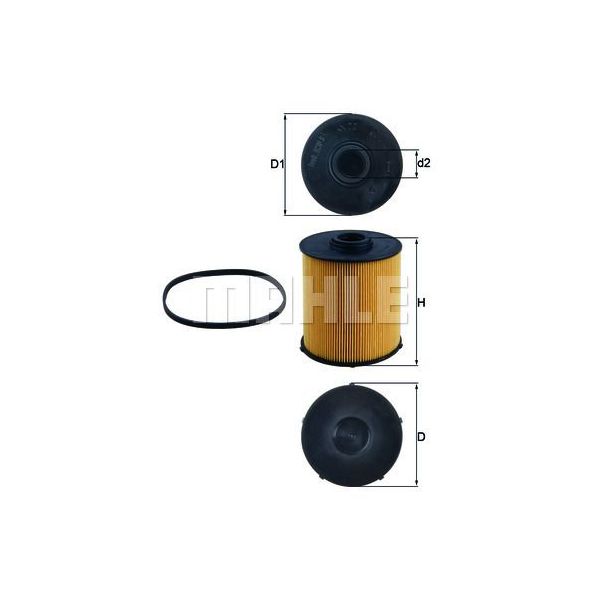 Mahle Filters Filtro de Combustível - KX70D