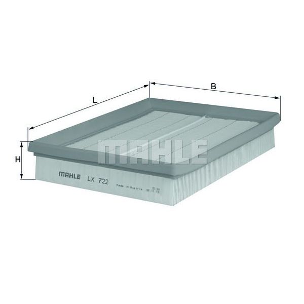 Mahle Filters Filtro de Ar - LX722