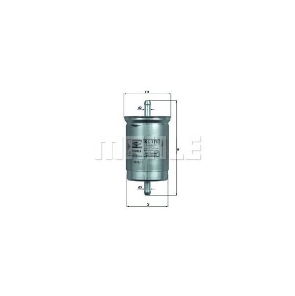 Mahle Filters Filtro de Combustível - KL171
