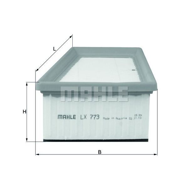 Mahle Filters Filtro de Ar - LX773