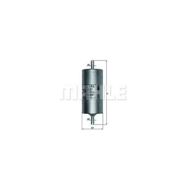Mahle Filters Filtro de Combustível - KL194