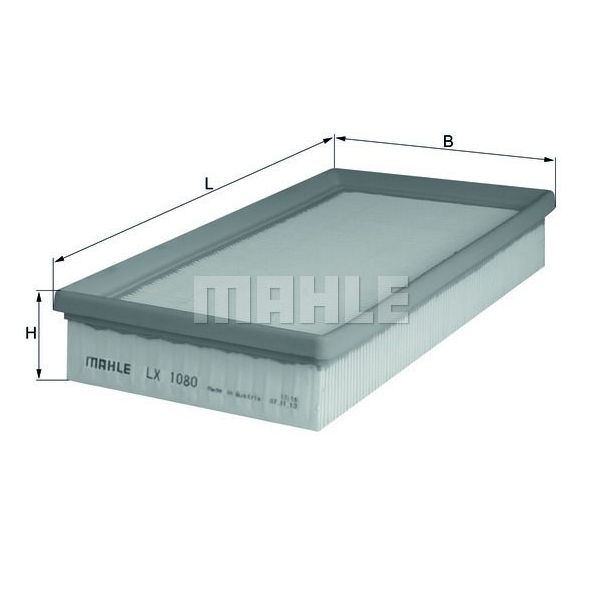 Mahle Filters Filtro de Ar - LX1080