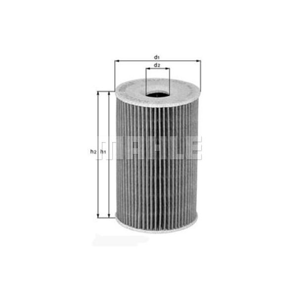 MAHLE FILTERS Filtro de Óleo - OX203D