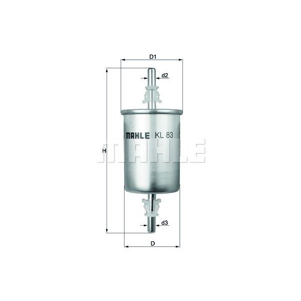 Mahle Filters Filtro de Combustível - KL83