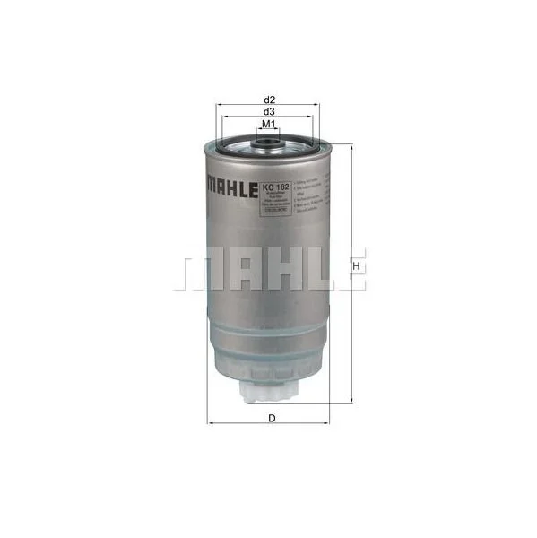 Mahle Filters Filtro de Combustível - KC182