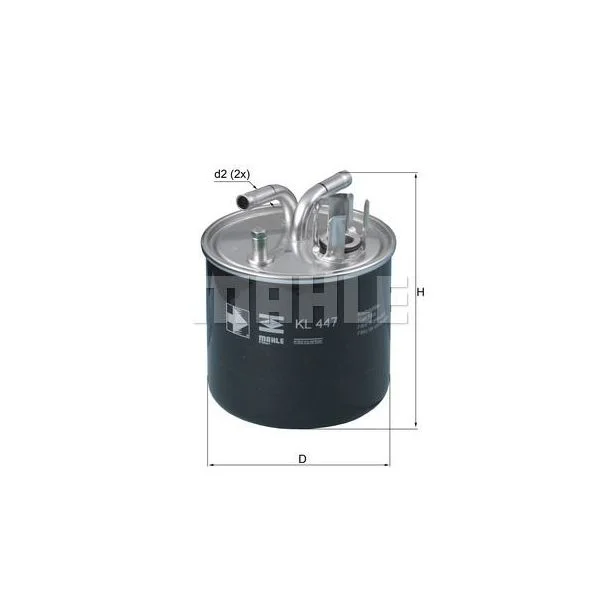 Mahle Filters Filtro de Combustível - KL447