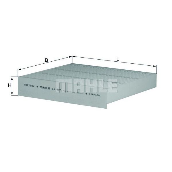 Mahle Filters Filtro, Ar do Habitáculo - LA297