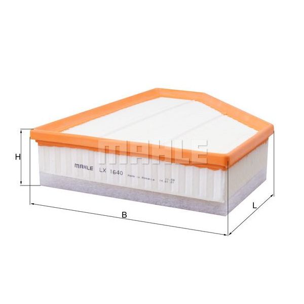 Mahle Filters Filtro de Ar - LX1640