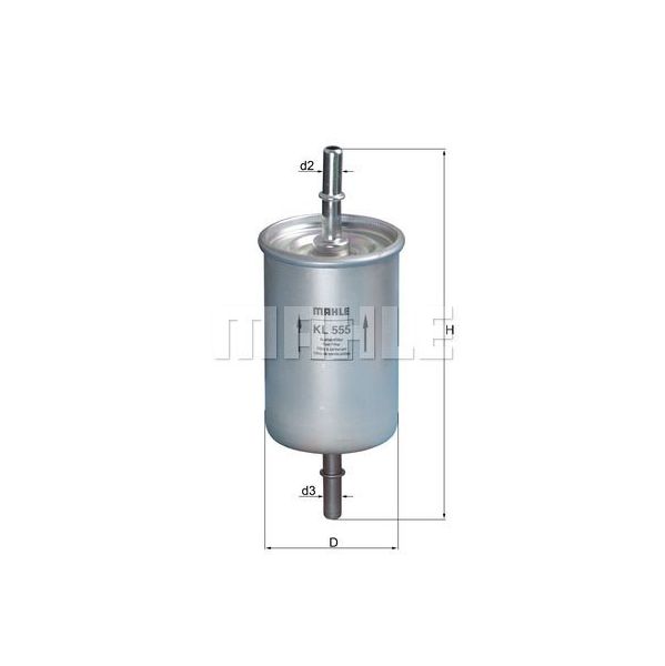Mahle Filters Filtro de Combustível - KL555