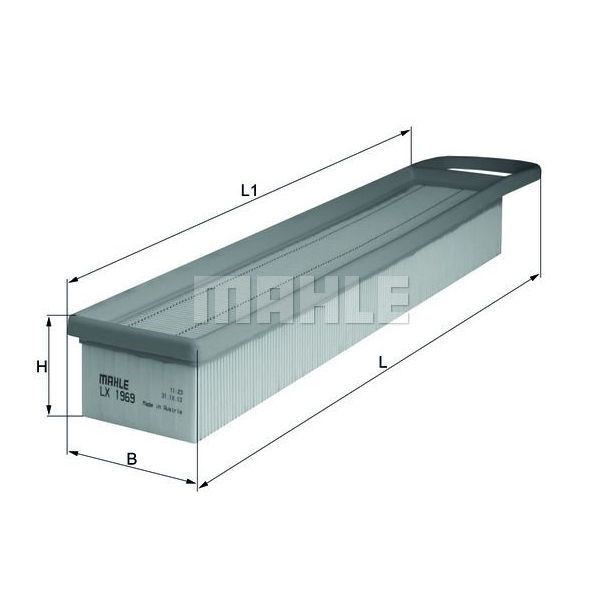 Mahle Filters Filtro de Ar - LX1969