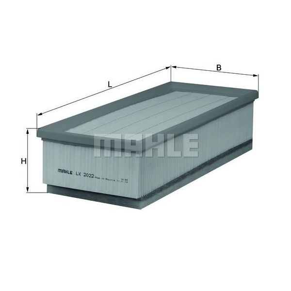 Mahle Filters Filtro de Ar - LX2022