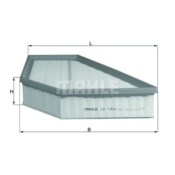 Mahle Filters Filtro de Ar - LX1924