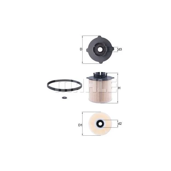 Mahle Filters Filtro de Combustível - KX265D