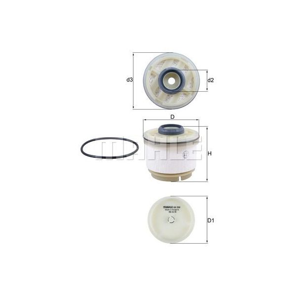 Mahle Filters Filtro de Combustível - KX268D