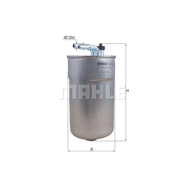 Mahle Filters Filtro de Combustível - KL792