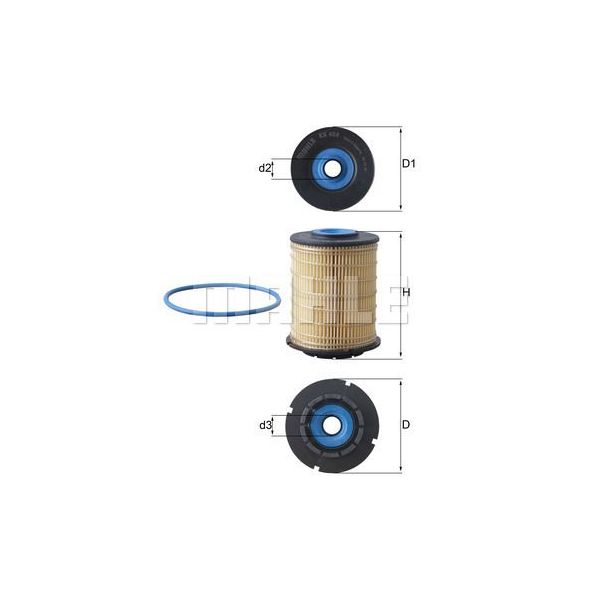 Mahle Filters Filtro de Combustível - KX404D
