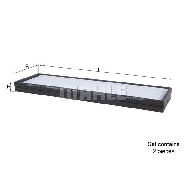 Mahle Filters LA495/S Filtro, Ar do Habitáculo - LA495_S