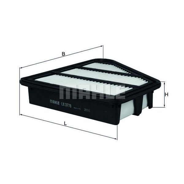 Mahle Filters Filtro de Ar - LX3778