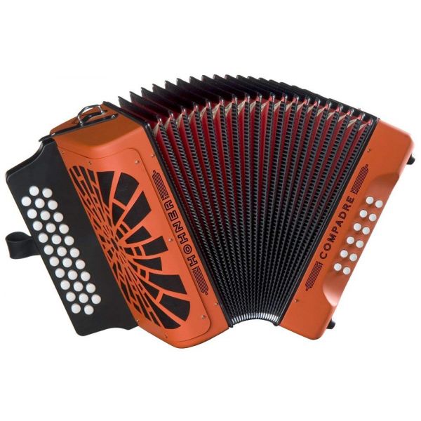 Hohner Concertina Compadre GCF orange