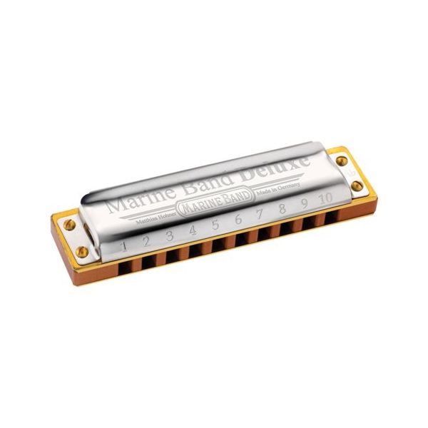 Hohner Harmónica Marine Band Deluxe 2005/20E (Afinação: E Madeira e Bronze)
