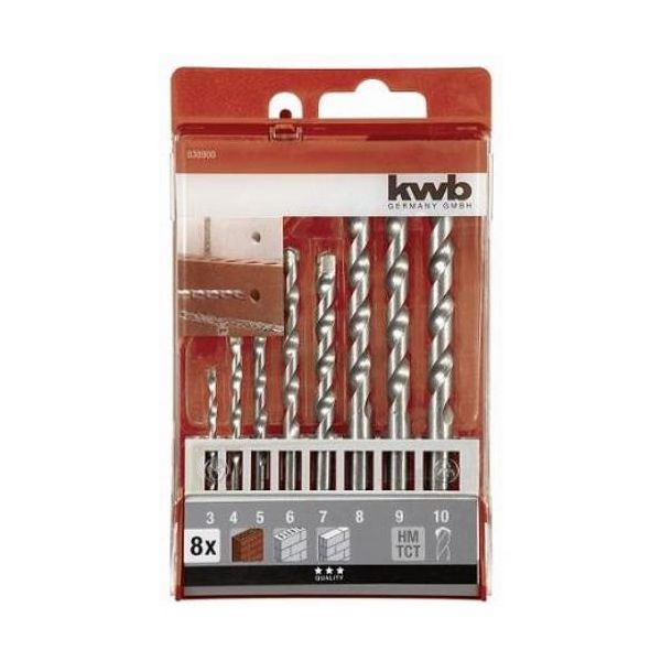 Einhell Caso de 8 Brocas de Pedra de 3-10 mm. 49038900