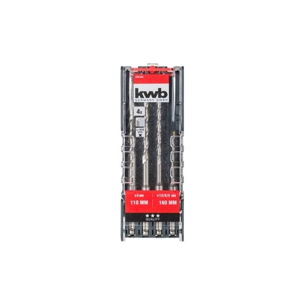 KWB Conjunto Classic 4 Brocas SDS Plus 5-6-8-10 mm - 49109164