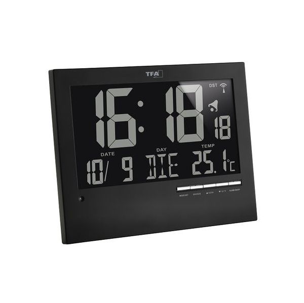 TFA-Dostmann Radio Wall 60.4508 Black