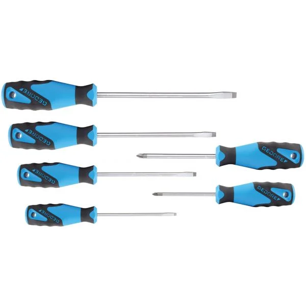Gedore 2150-2160 PZ-06 Conjunto de chaves de fenda 3C 6 pcs IS 4-8 PZ 1-2 - 1482300