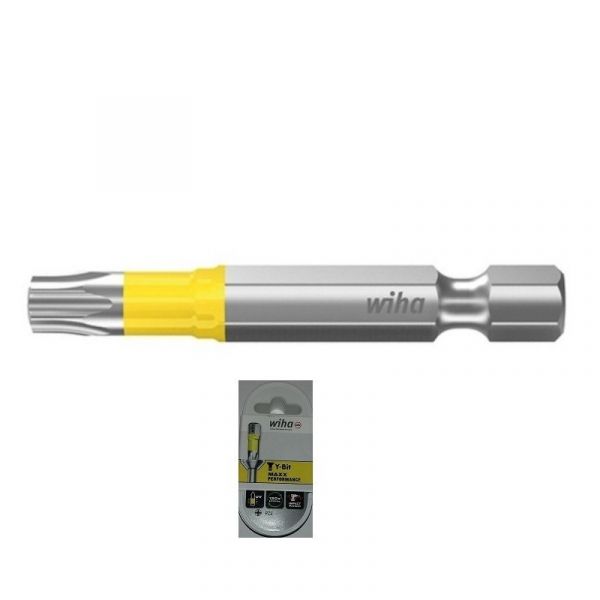 DUVER Caixa 5 Bit Atornillar Cabo 1/4'' Torsion Uv Amarilla Wiha Torx 50mm Punta Atornill TX20 1428.315