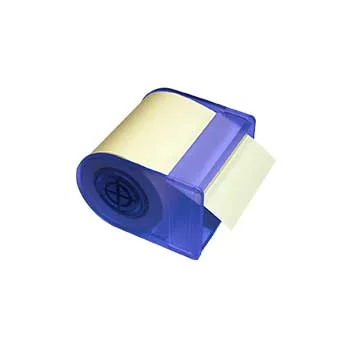 Dspensador Bloco de Notas Aderentes 60mmx10mts Azul Rolo x 4un