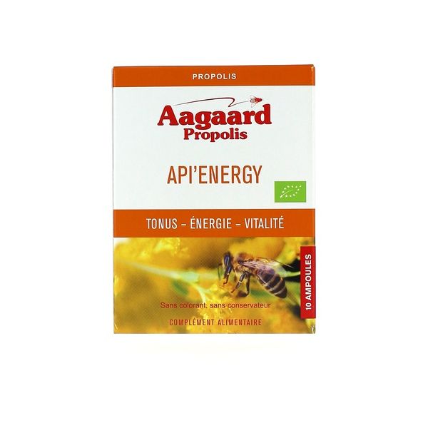 Aagaard Api' Energia Bio 10 Ampolas