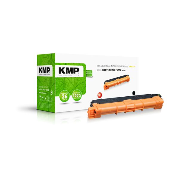 Toner KMP Brother TN-247BK Preto Compatível