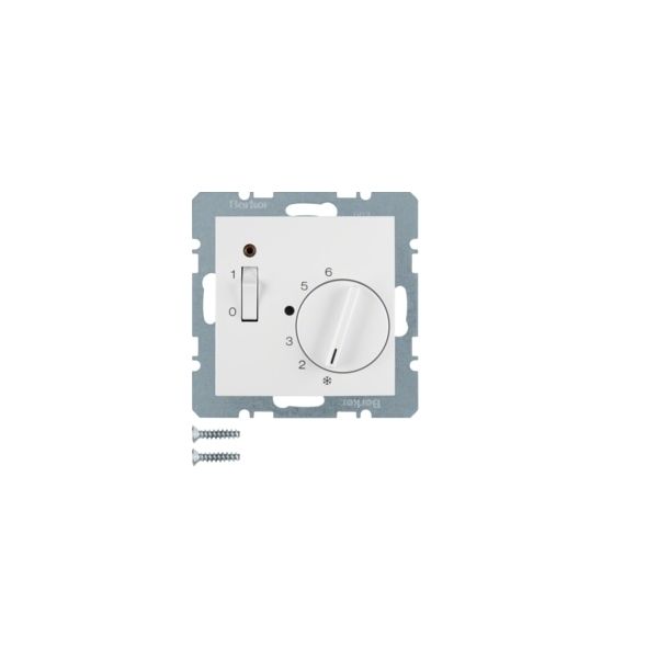 Berker S. 1/B. X Termostato C/ On/off, Branco - 20308989
