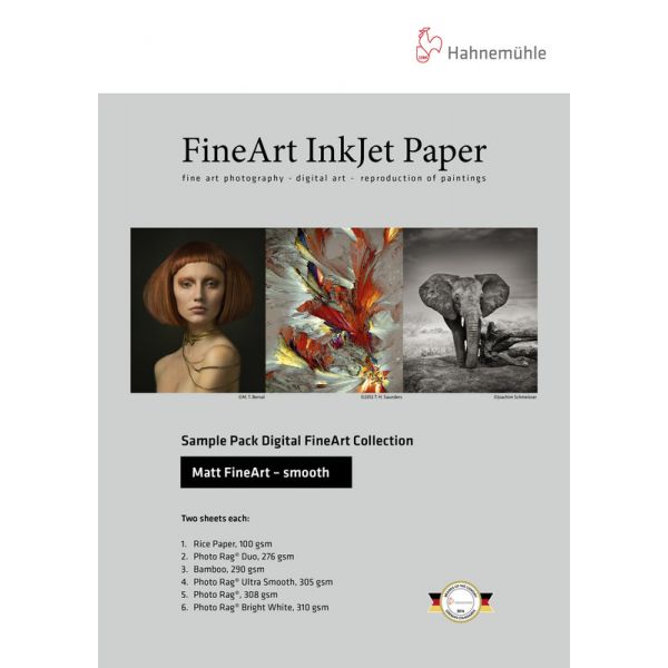 Hahnemühle Pack Amostras Fineart Smooth A4 Mat