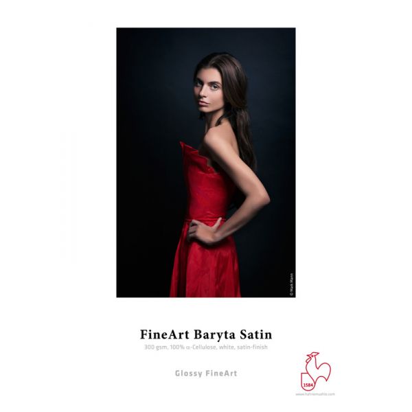 Hahnemühle Papel Foto Fine Art Baryta 300g A4 25Fls Cetim