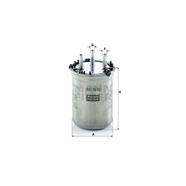 Mann-Filter Filtro de Combustível - Wk8032