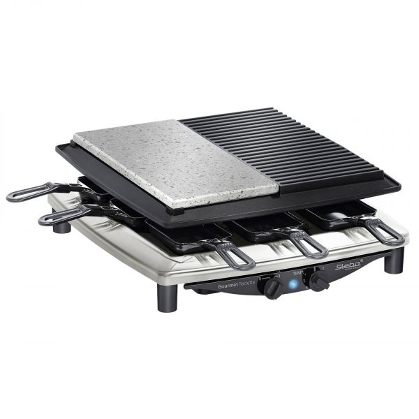 Grelhador Steba RC 4 plus Deluxe Chrome Raclette - 622300