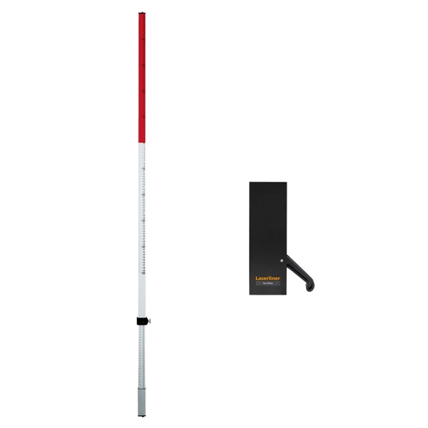 Régua Vertical Flexi Plus Vermelha Laserliner 080.50