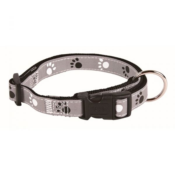 Trixie Coleira Silver Reflect S / M